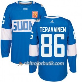 Finland Tröja Teuvo Teravainen 86 World Cup 2016 Blå Premier